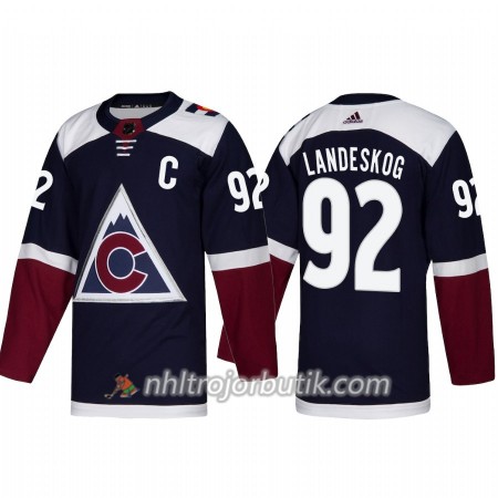 Män Ishockey Colorado Avalanche Tröja Gabriel Landeskog 92 Alternate Adidas 2018-19 Authentic